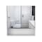 Tuhome Jaspe Mirror Cabinet, Three Internal Shelves, One Open Shelf, Double Door Cabinet, White GLB5550 - alternate 8